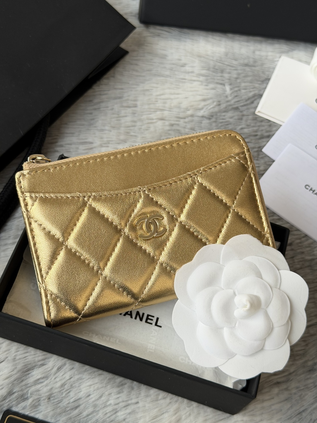 Chanel CHANEL 7字型单拉卡包