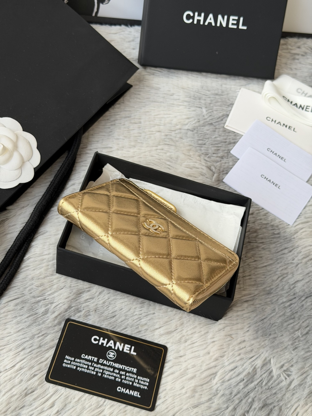 Chanel CHANEL 7字型单拉卡包