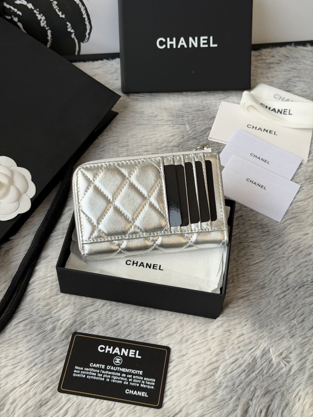 Chanel CHANEL 7字型单拉卡包
