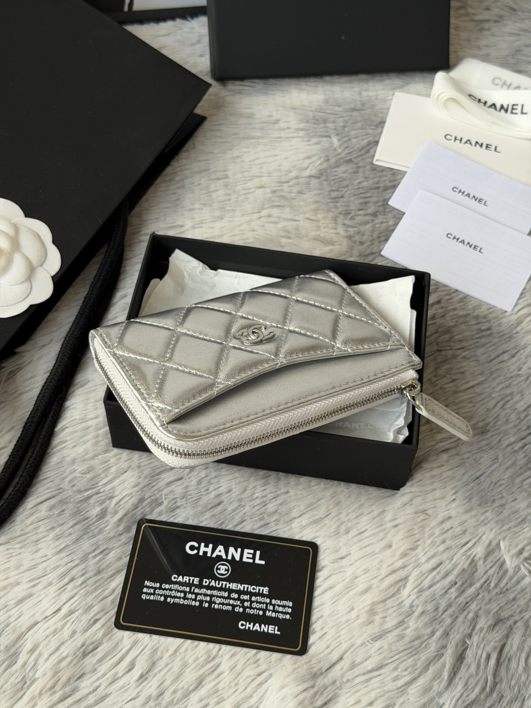 Chanel CHANEL 7字型单拉卡包