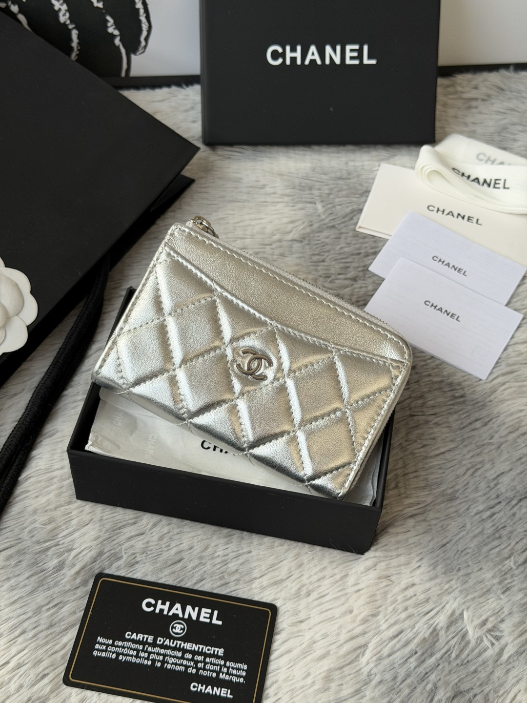 Chanel CHANEL 7字型单拉卡包