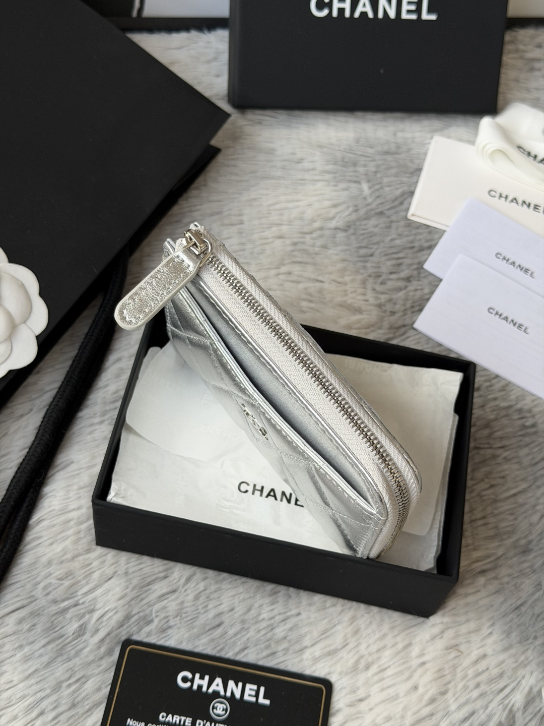 Chanel CHANEL 7字型单拉卡包