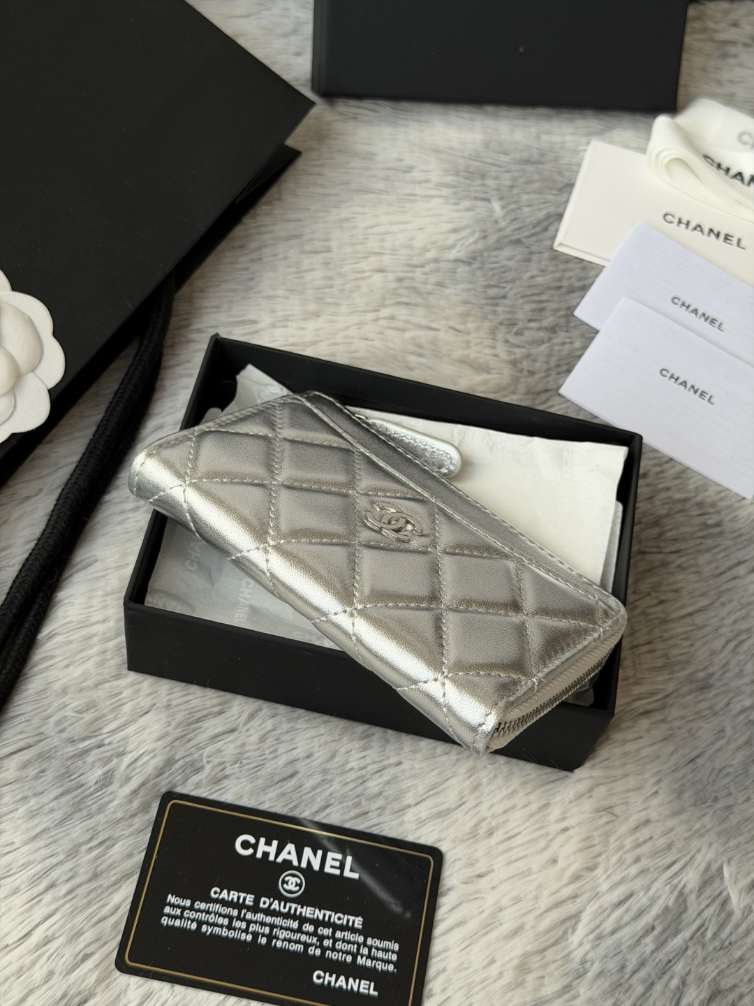 Chanel CHANEL 7字型单拉卡包
