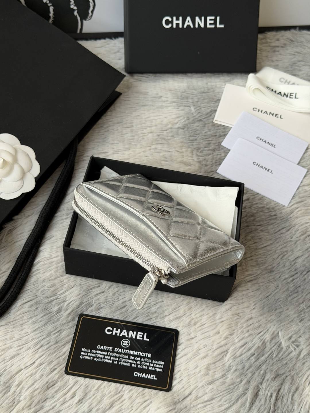 Chanel CHANEL 7字型单拉卡包