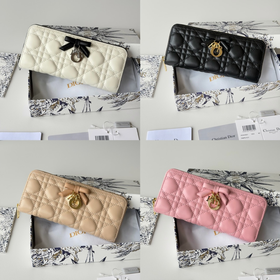 PDior 2026新品上架了 蝴蝶结🎀尺寸：19*10.5*2.5编号：S2600 小羊皮制作Dior