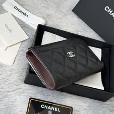 P chanel-鱼子酱牛皮可放零钱 信用卡 硬币 7字型单拉卡包 原单品质 款号:A3179,颜色 P chanel-鱼子酱牛皮可放零钱 信用卡 硬币 7字型单拉卡包 原单品质 款号:A3179,颜色