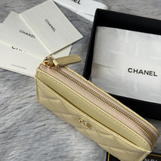 P chanel-鱼子酱牛皮可放零钱 信用卡 硬币 7字型单拉卡包 原单品质 款号:A3179,颜色 P chanel-鱼子酱牛皮可放零钱 信用卡 硬币 7字型单拉卡包 原单品质 款号:A3179,颜色