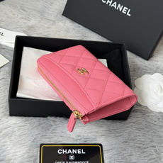 P chanel-鱼子酱牛皮可放零钱 信用卡 硬币 7字型单拉卡包 原单品质 款号:A3179,颜色 P chanel-鱼子酱牛皮可放零钱 信用卡 硬币 7字型单拉卡包 原单品质 款号:A3179,颜色