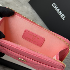 P chanel-鱼子酱牛皮可放零钱 信用卡 硬币 7字型单拉卡包 原单品质 款号:A3179,颜色 P chanel-鱼子酱牛皮可放零钱 信用卡 硬币 7字型单拉卡包 原单品质 款号:A3179,颜色