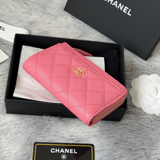 P chanel-鱼子酱牛皮可放零钱 信用卡 硬币 7字型单拉卡包 原单品质 款号:A3179,颜色 P chanel-鱼子酱牛皮可放零钱 信用卡 硬币 7字型单拉卡包 原单品质 款号:A3179,颜色