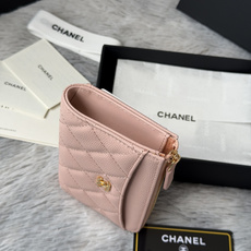 P chanel-鱼子酱牛皮可放零钱 信用卡 硬币 7字型单拉卡包 原单品质 款号:A3179,颜色 P chanel-鱼子酱牛皮可放零钱 信用卡 硬币 7字型单拉卡包 原单品质 款号:A3179,颜色