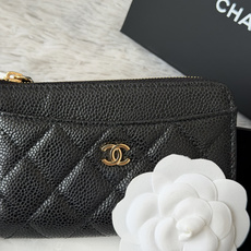 P chanel-鱼子酱牛皮可放零钱 信用卡 硬币 7字型单拉卡包 原单品质 款号:A3179,颜色 P chanel-鱼子酱牛皮可放零钱 信用卡 硬币 7字型单拉卡包 原单品质 款号:A3179,颜色