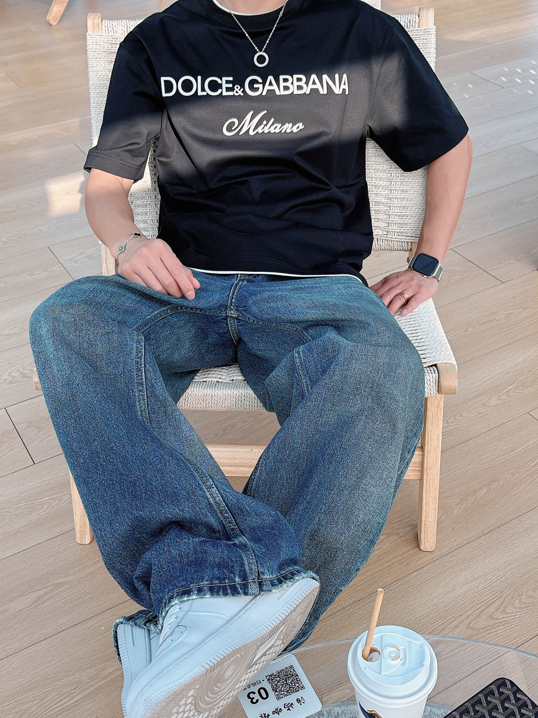 DG 2026春夏新款首发专柜最新款短袖圆领T恤 高端订制 设计前卫时尚！品牌logo重工艺设计 高端定