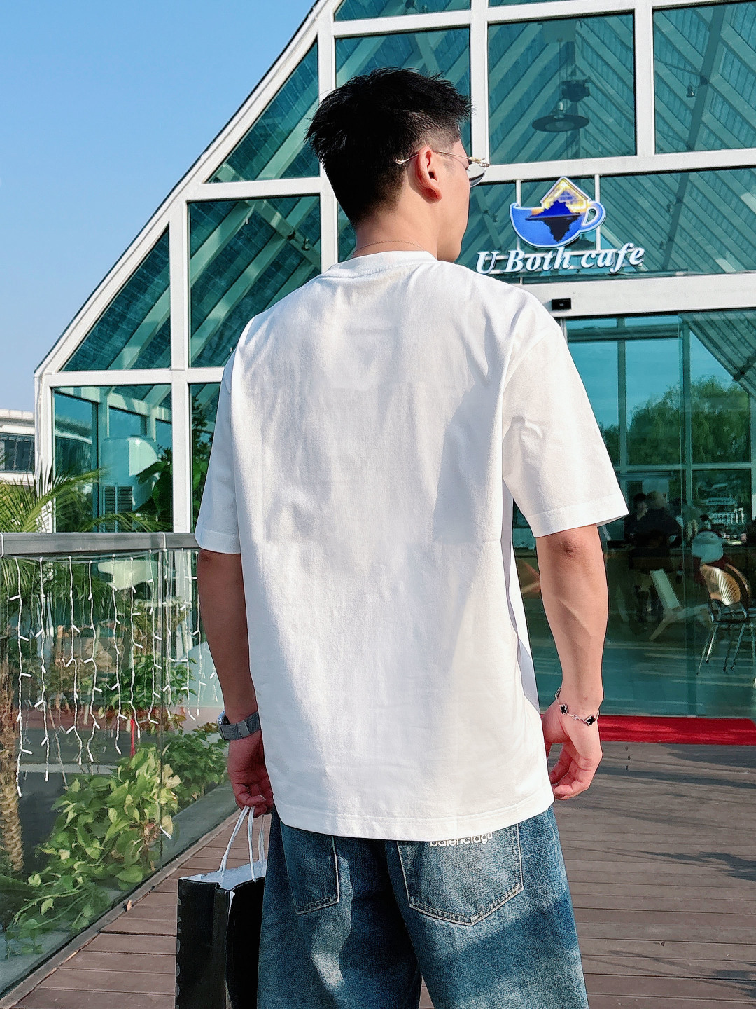 巴宝莉#BUR 2026春夏新款首发专柜最新款短袖圆领T恤 高端订制 设计前卫时尚！品牌logo重工艺设