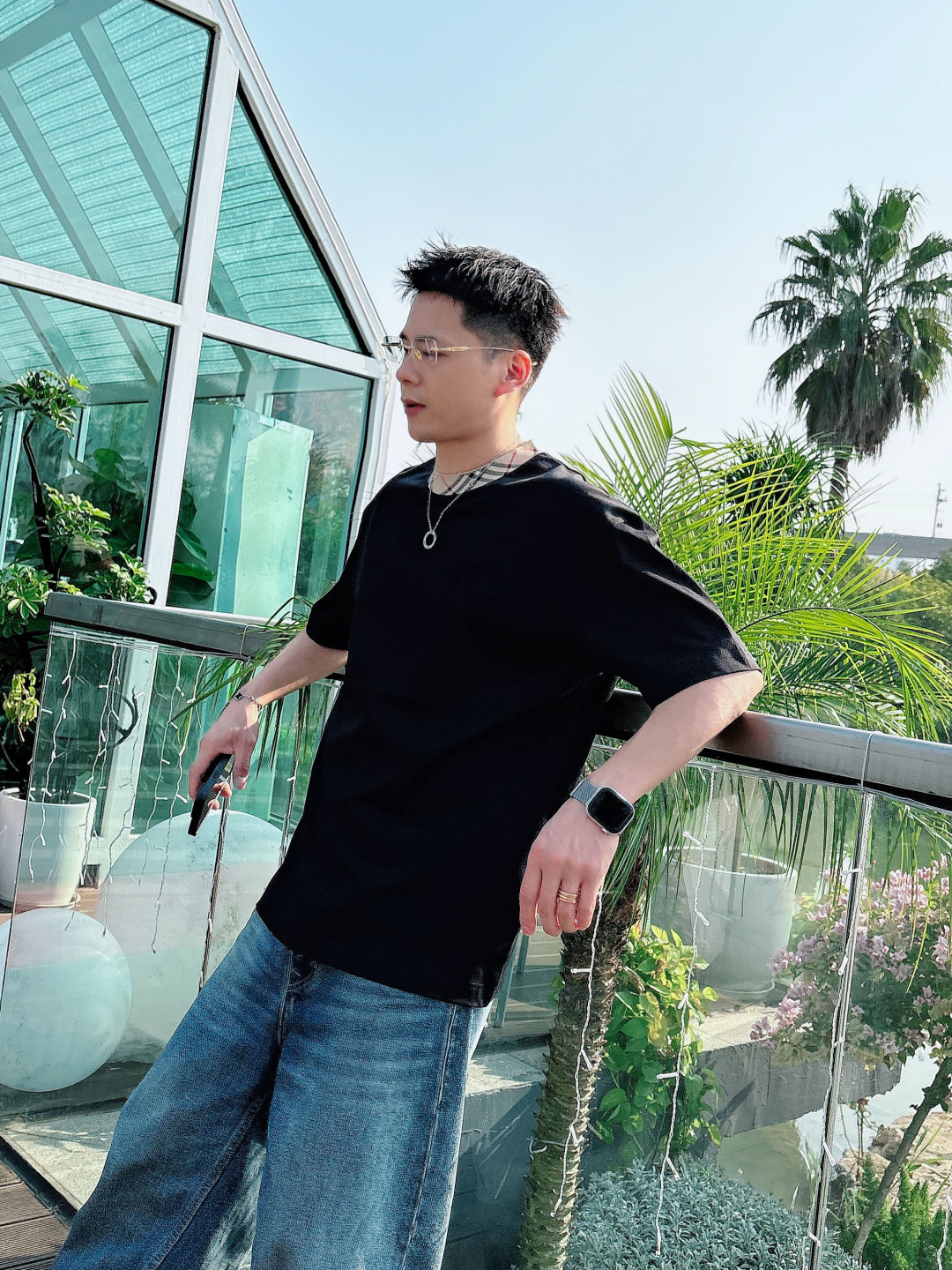 巴宝莉#BUR 2026春夏新款首发专柜最新款短袖圆领T恤 高端订制 设计前卫时尚！品牌logo重工艺设