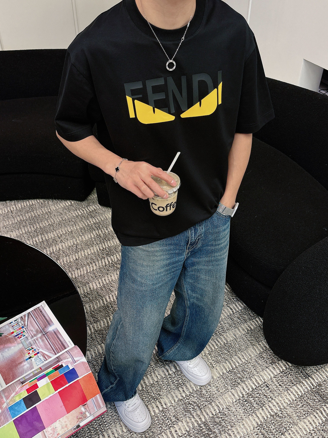 Fendi men 2026 New New T ！ logo . . . . . ！ ！ — photo 6