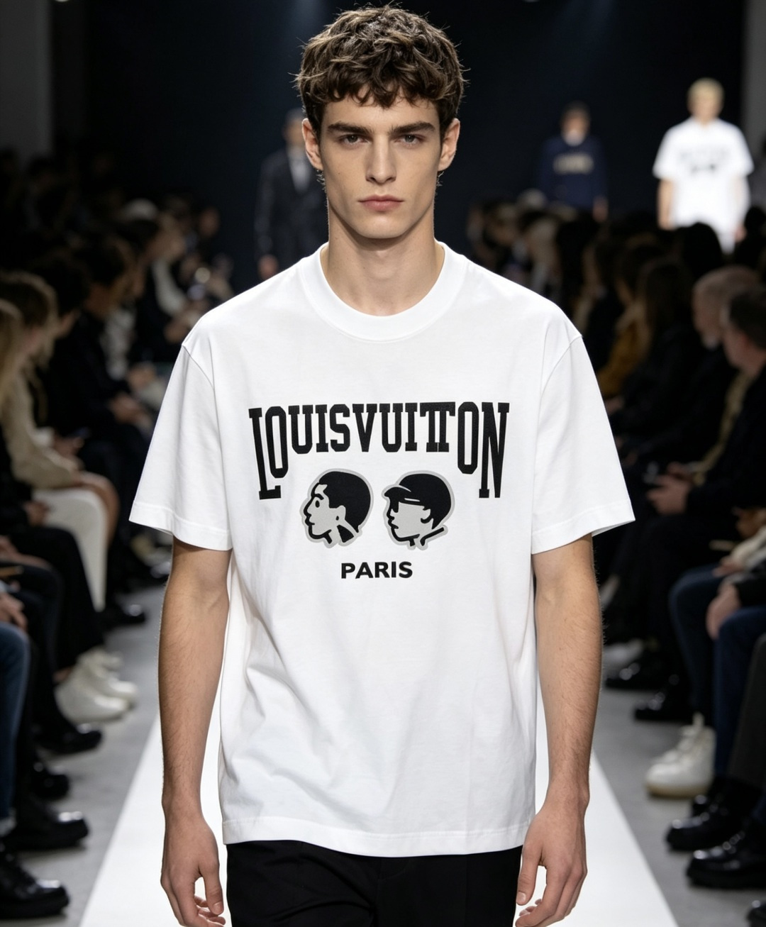 NO:866599,LV 2026 spring and summer new style debut counter, the latest short-sleeved round neck T-shirt, high-end customization, avant-garde and fashionable design!  Brand logo emphasizes craftsmanship design. High-end customized 100% cotton top-grade mercerized fabric. Soft to the touch. Comfortable to wear. Exquisite stitching at the counter level. Fine workmanship. The upper body effect is incomparably handsome!  A must-have item for a stylish man!  Color Black White Size M-3XL,,louis vuitton,T-shirt,tees,t-shirt,19860909LV 2026春夏新款首发专柜最新款短袖圆领T恤 高端订制 设计前卫时尚！品牌logo重工艺设计 高端定制百分百棉顶级丝光面料.手感柔软.穿着舒适.专柜级别精致车线.做工精细.上身效果无敌帅气！型男必备单品！ 颜色黑色 白色 码数M-3XL,,louis vuitton,T-shirt,tees，t-shirt,,Men's clothing