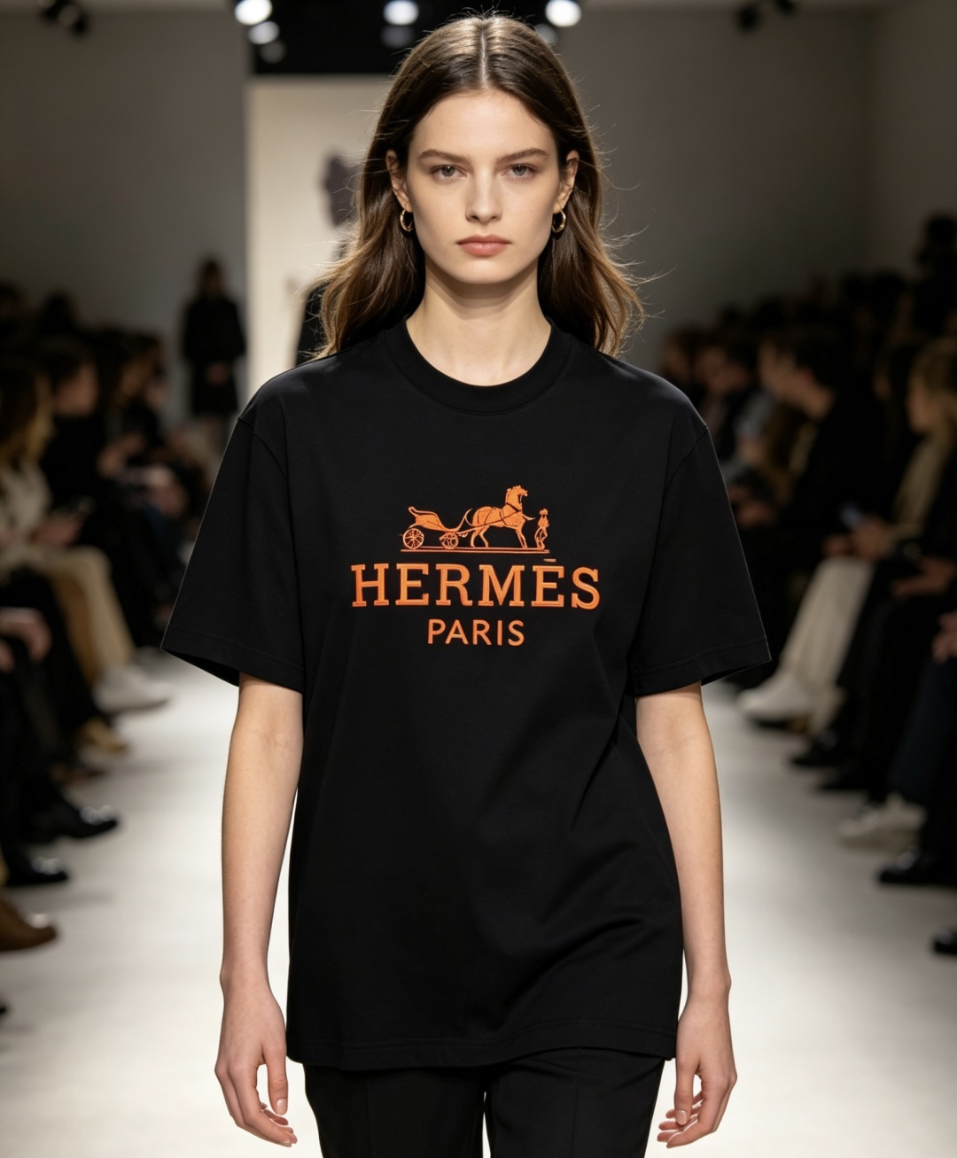 NO:866692,Hermès 2026 spring and summer new style debut counter, the latest short-sleeved round neck T-shirt, high-end customization, avant-garde and fashionable design!  Brand logo emphasizes craftsmanship design. High-end customized 100% cotton top-grade mercerized fabric. Soft to the touch. Comfortable to wear. Exquisite stitching at the counter level. Fine workmanship. The upper body effect is incomparably handsome!  A must-have item for a stylish man!  Color Black White Size M-3XL, hermes, T-shirt, tees, t-shirt,19860909爱马仕 2026春夏新款首发专柜最新款短袖圆领T恤 高端订制 设计前卫时尚！品牌logo重工艺设计 高端定制百分百棉顶级丝光面料.手感柔软.穿着舒适.专柜级别精致车线.做工精细.上身效果无敌帅气！型男必备单品！ 颜色黑色 白色 码数M-3XL,,hermes,T-shirt,tees，t-shirt,,Men's clothing