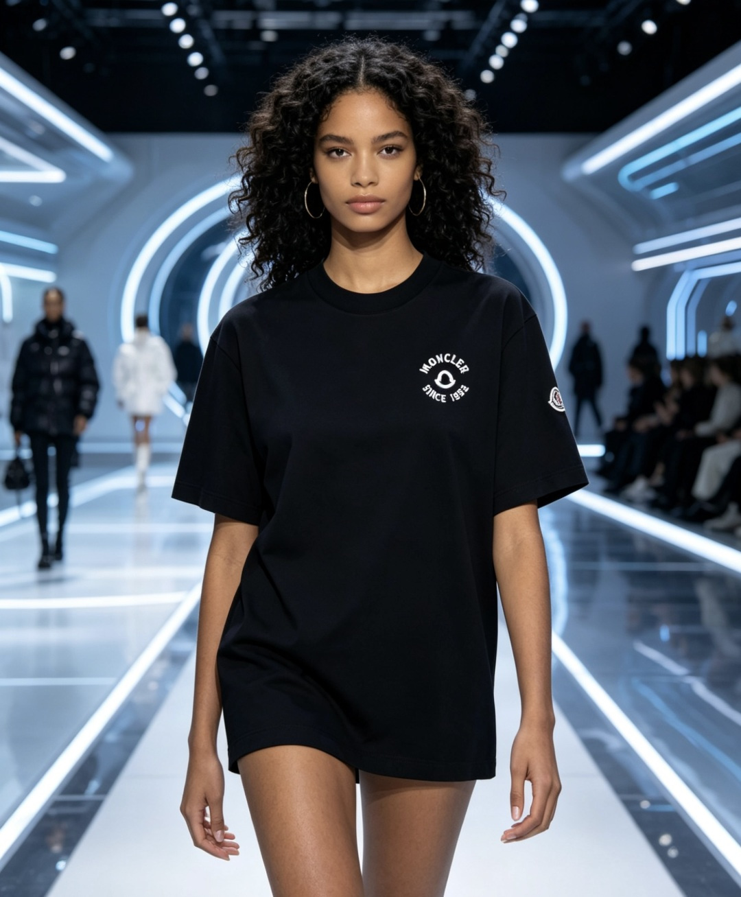 NO:866652,Mengkou MC 2026 spring and summer new debut counter latest short-sleeved round neck T-shirt, high-end customization, avant-garde and fashionable design!  Brand logo emphasizes craftsmanship design. High-end customized 100% cotton top-grade mercerized fabric. Soft to the touch. Comfortable to wear. Exquisite stitching at the counter level. Fine workmanship. The upper body effect is incomparably handsome!  A must-have item for a stylish man!  Color Black White Size M-3XL,,Moncler,T-shirt,tees,t-shirt,19860909蒙口MC 2026春夏新款首发专柜最新款短袖圆领T恤 高端订制 设计前卫时尚！品牌logo重工艺设计 高端定制百分百棉顶级丝光面料.手感柔软.穿着舒适.专柜级别精致车线.做工精细.上身效果无敌帅气！型男必备单品！ 颜色黑色 白色 码数M-3XL,,Moncler,T-shirt,tees，t-shirt,,Men's clothing