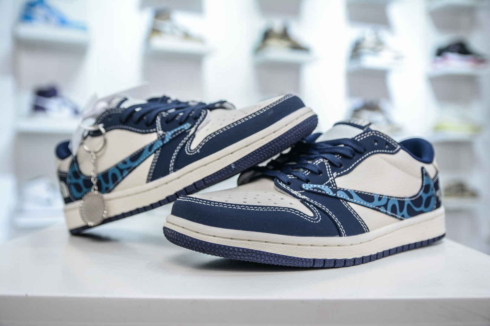 270  TS x Air Jordan 1 Retro Low x The North Face 北面联名-抽象花纹  LD2025-003