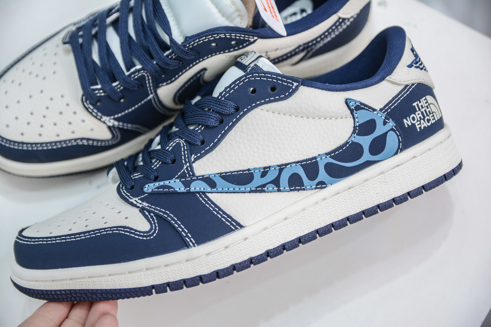270  TS x Air Jordan 1 Retro Low x The North Face 北面联名-抽象花纹  LD2025-003