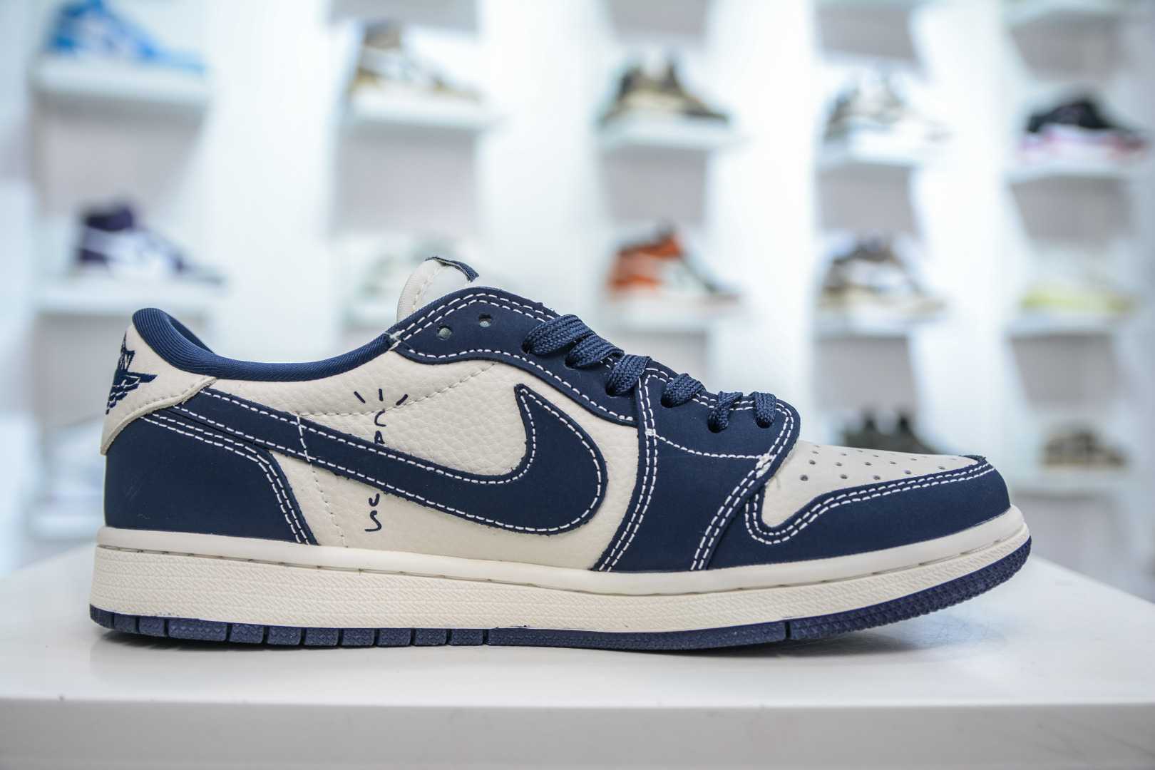 270  TS x Air Jordan 1 Retro Low x The North Face 北面联名-抽象花纹  LD2025-003