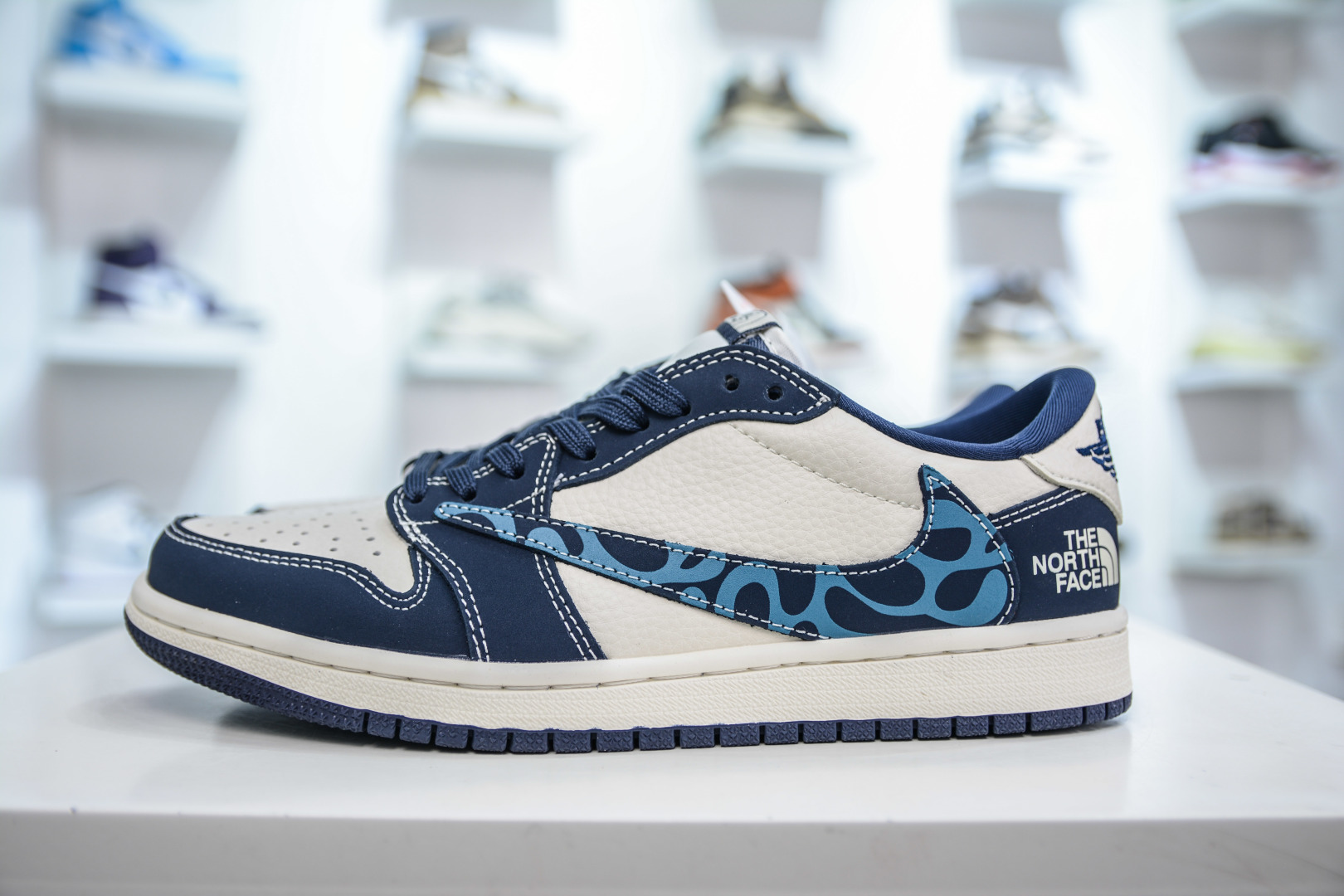 270  TS x Air Jordan 1 Retro Low x The North Face 北面联名-抽象花纹  LD2025-003