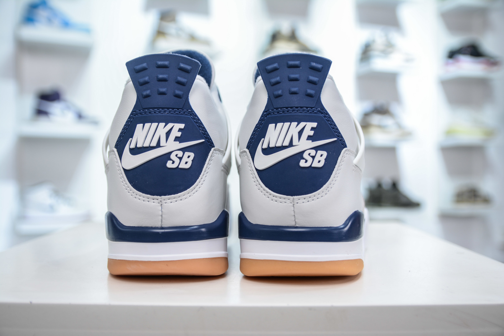 500  OG纯原 NK SB x Air Jordan 4 “Navy” 联名海军蓝 白蓝   DR5415-100