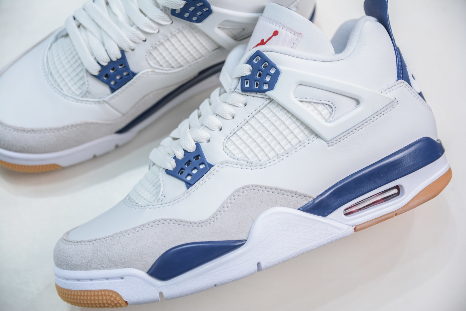 500  OG纯原 NK SB x Air Jordan 4 “Navy” 联名海军蓝 白蓝   DR5415-100