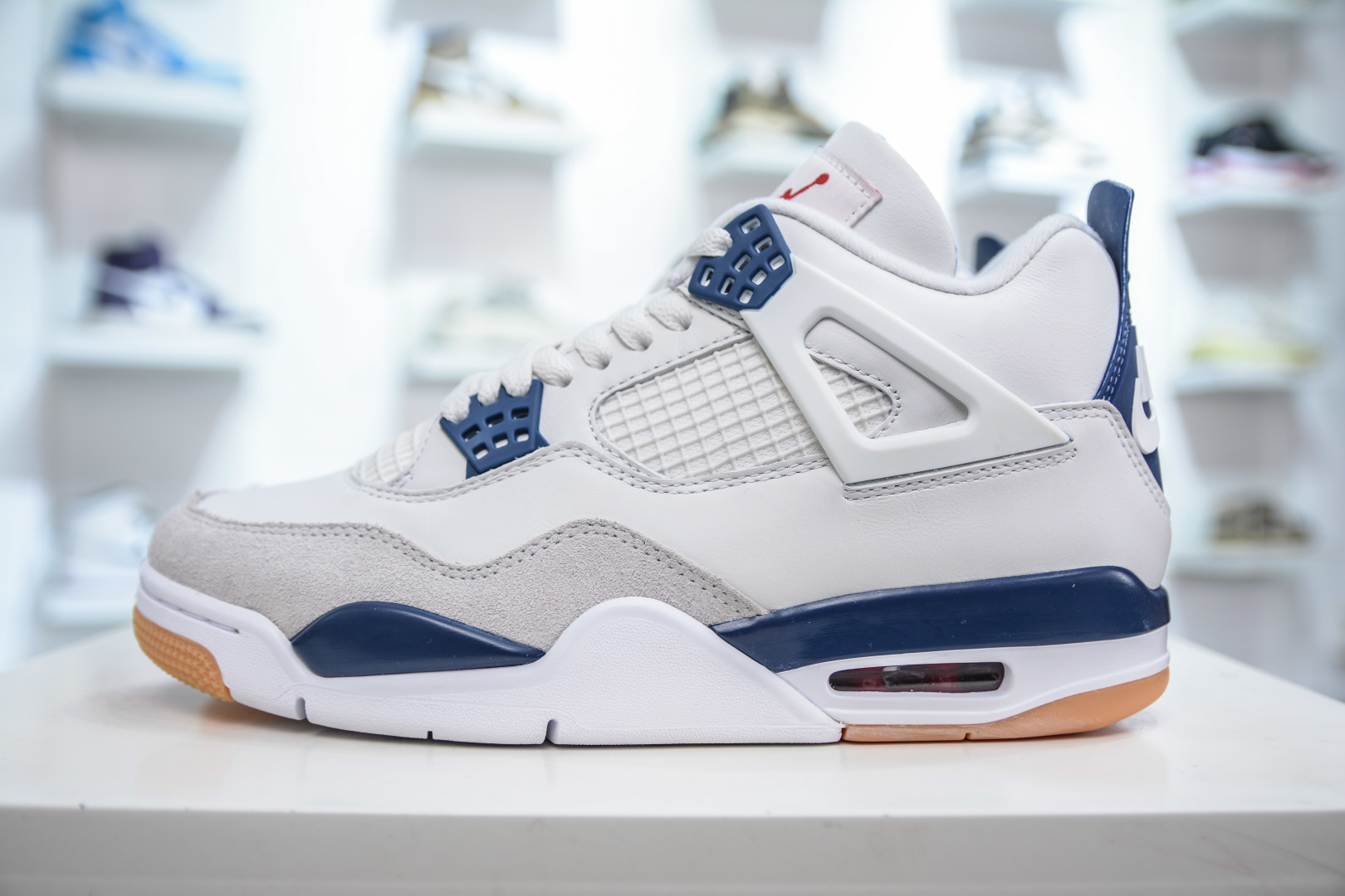 500  OG纯原 NK SB x Air Jordan 4 “Navy” 联名海军蓝 白蓝   DR5415-100