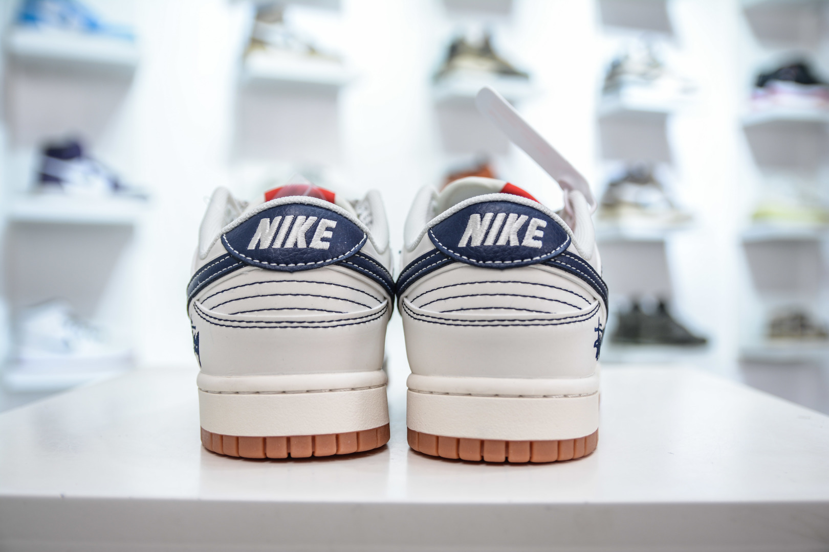 280  Nike SB Dunk Low x Stussy 斯图西联名-白蓝生胶  XS6089-529