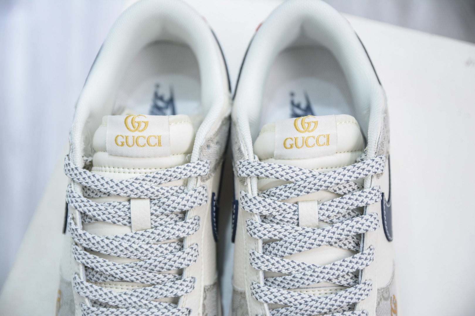 280 Nike SB Dunk Low x GUCCI 古驰联名-织布蓝勾 FC1688-225