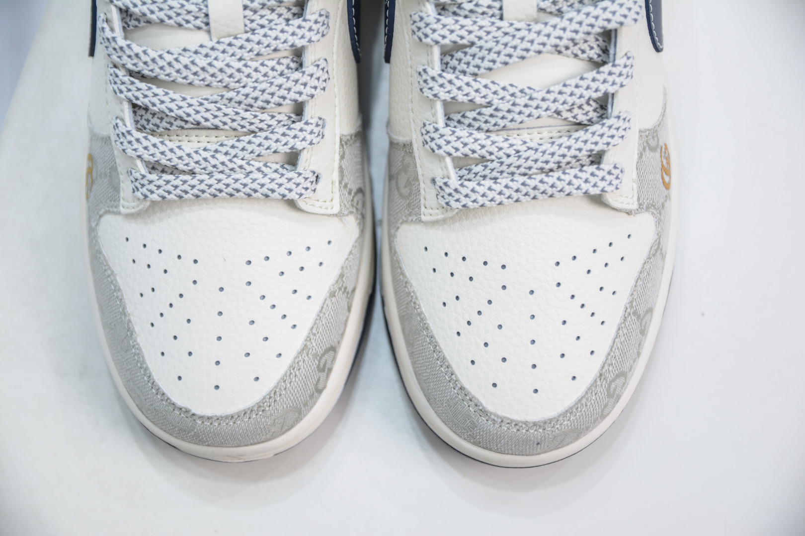 280 Nike SB Dunk Low x GUCCI 古驰联名-织布蓝勾 FC1688-225