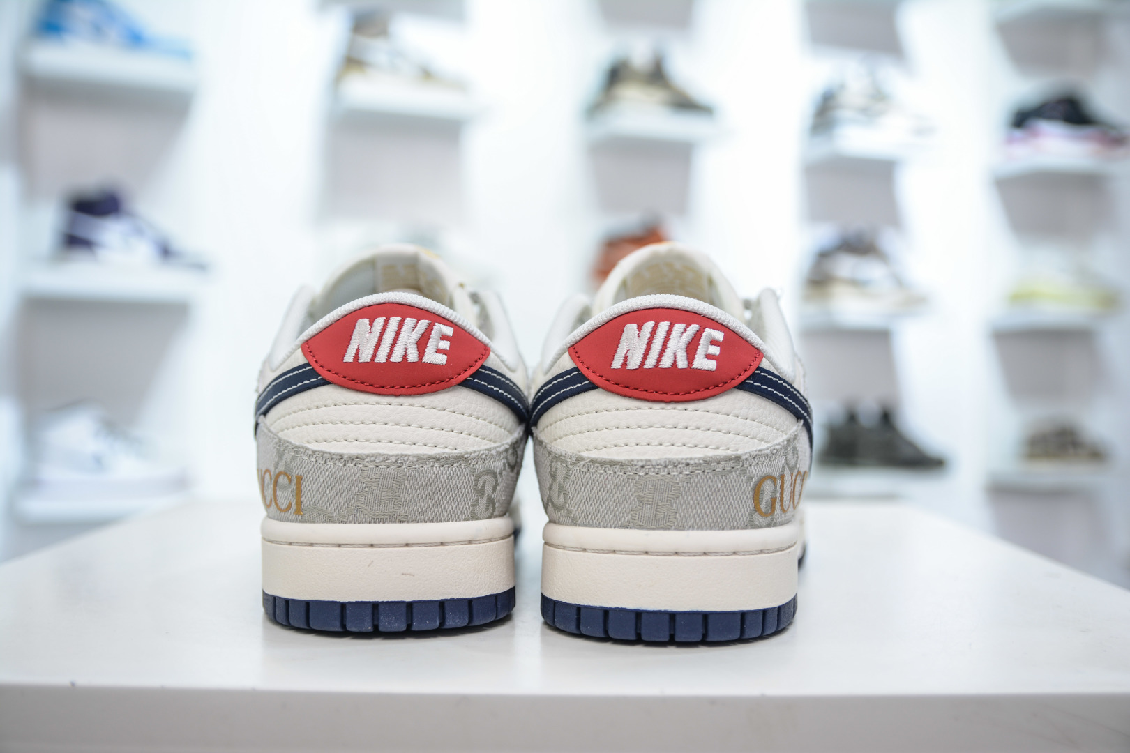 280 Nike SB Dunk Low x GUCCI 古驰联名-织布蓝勾 FC1688-225