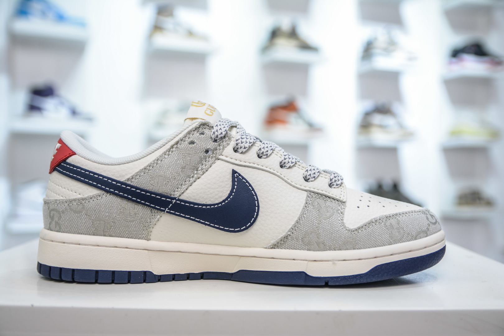 280 Nike SB Dunk Low x GUCCI 古驰联名-织布蓝勾 FC1688-225