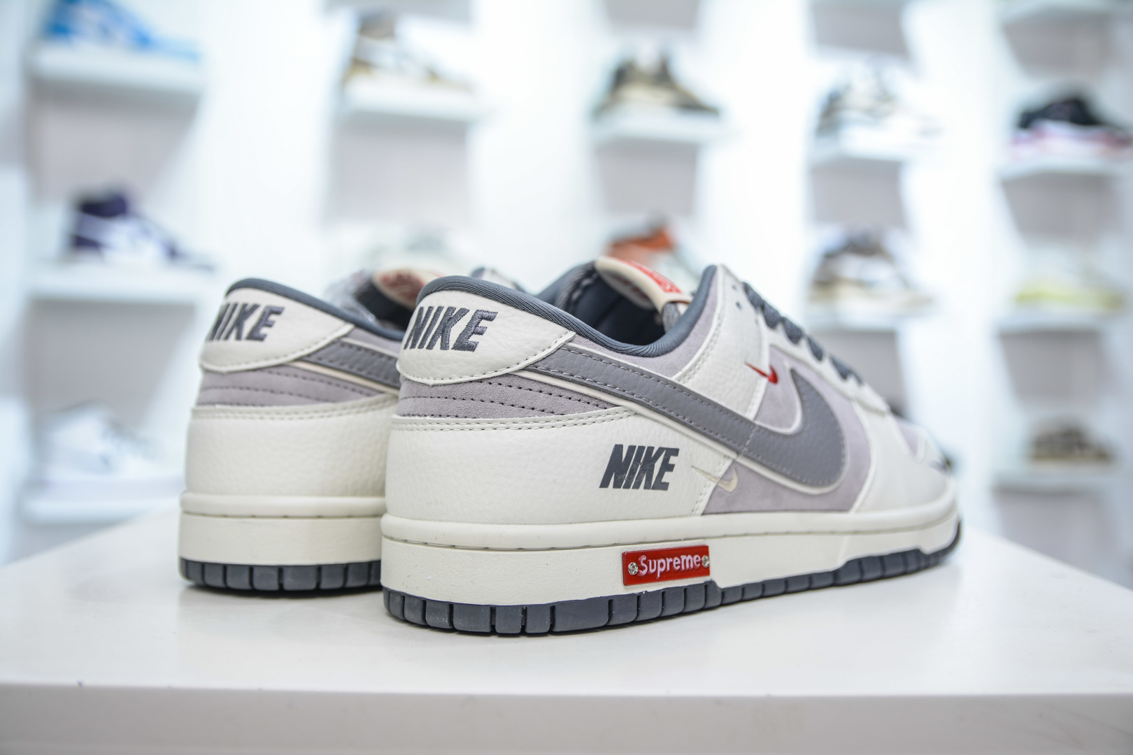 280 Nike SB Dunk Low x Supreme SUP联名-奶白灰 SC9207-408