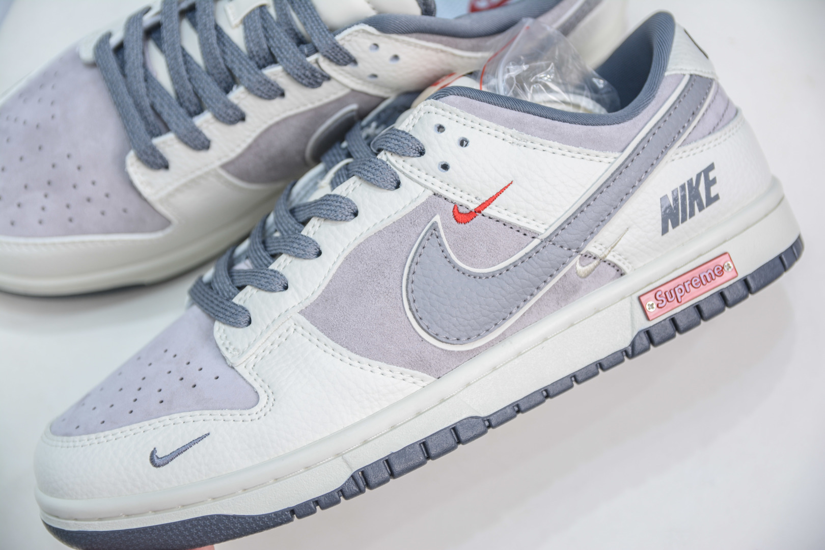 280 Nike SB Dunk Low x Supreme SUP联名-奶白灰 SC9207-408