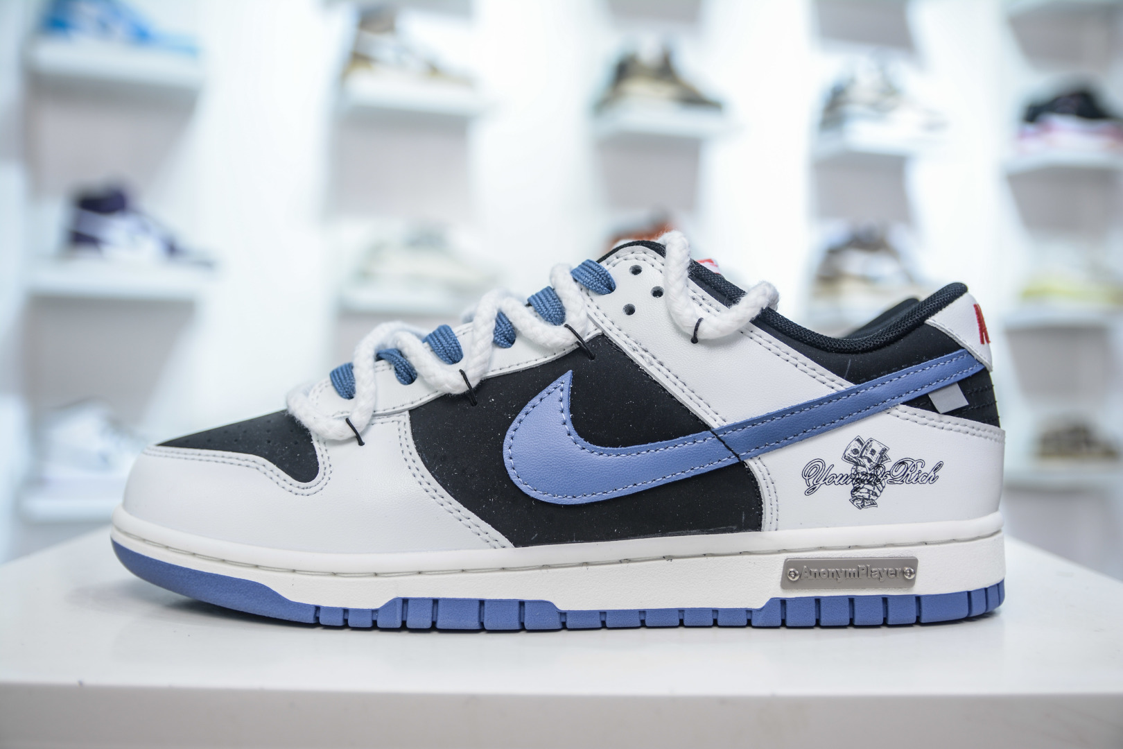 280 YC纯原 NK Dunk Low 亿万少年 黑白蓝 WB0320-019