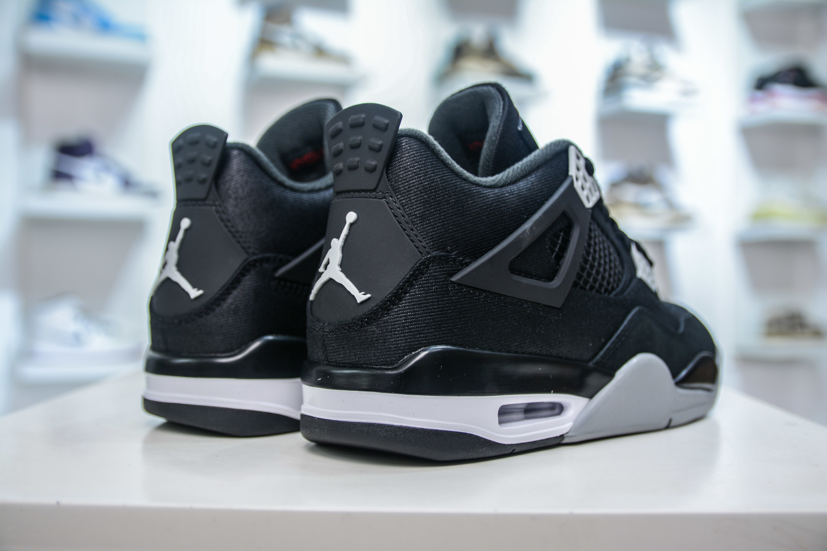 OG纯原 Air Jordan AJ4 Retro 黑色帆布小阿姆 DH7138-006