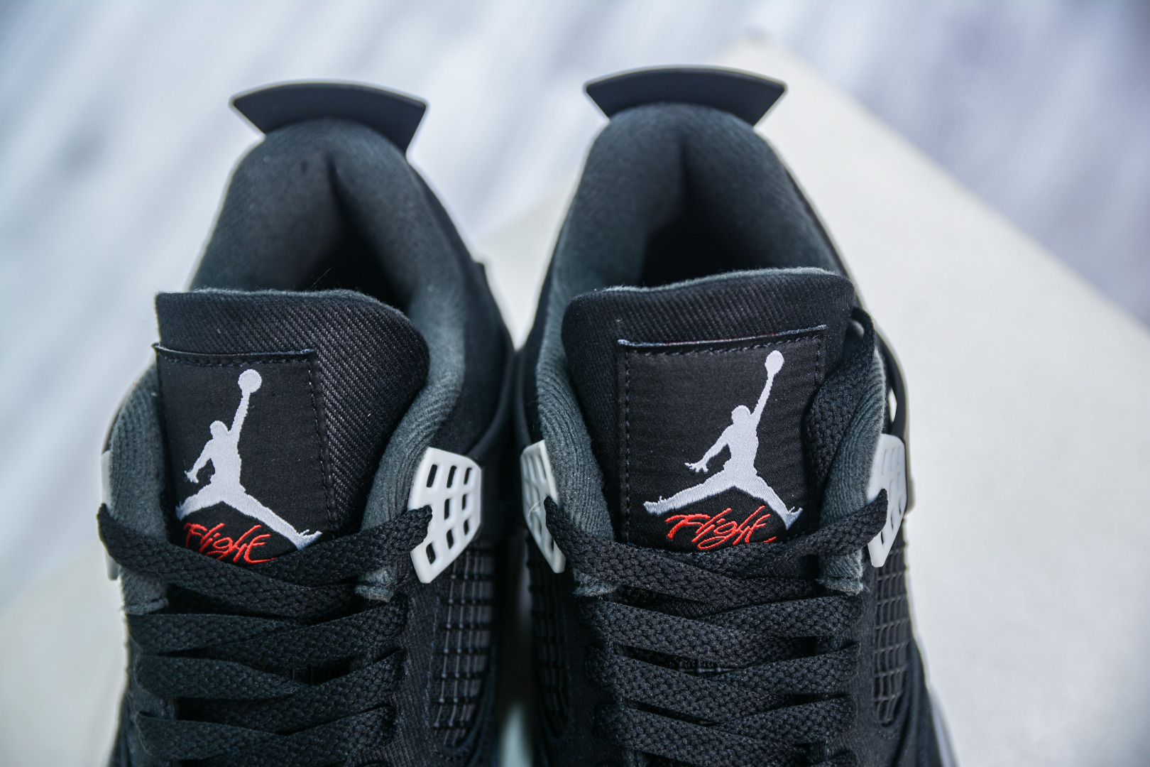 OG纯原 Air Jordan AJ4 Retro 黑色帆布小阿姆 DH7138-006