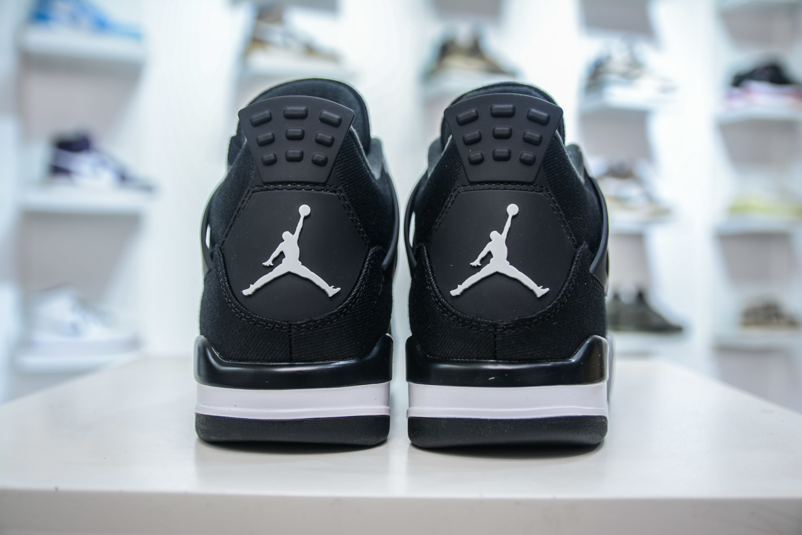 OG纯原 Air Jordan AJ4 Retro 黑色帆布小阿姆 DH7138-006