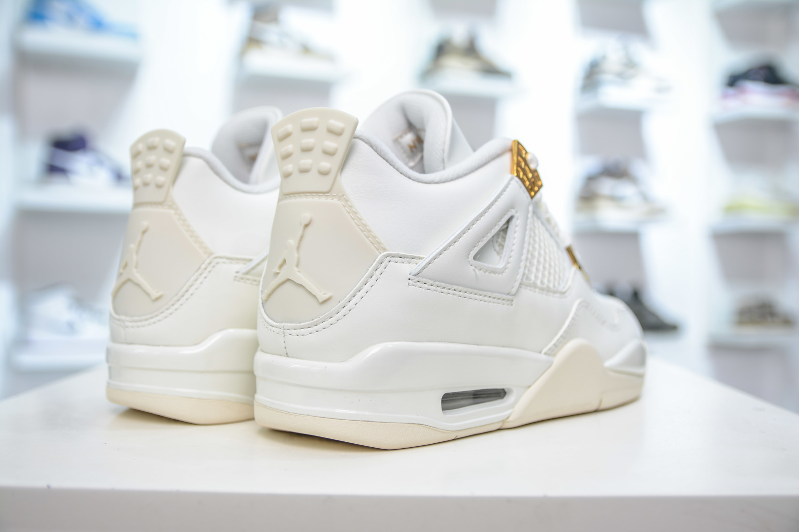 450 OG纯原 Air Jordan AJ4 ”Metallic Gold” 奶油白金 AQ9129-170