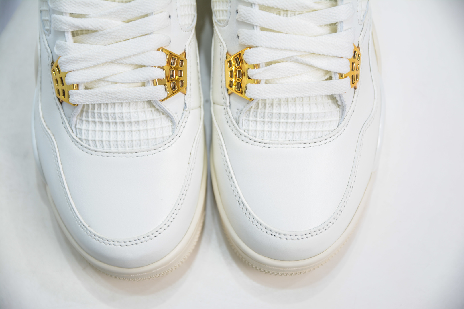 450 OG纯原 Air Jordan AJ4 ”Metallic Gold” 奶油白金 AQ9129-170