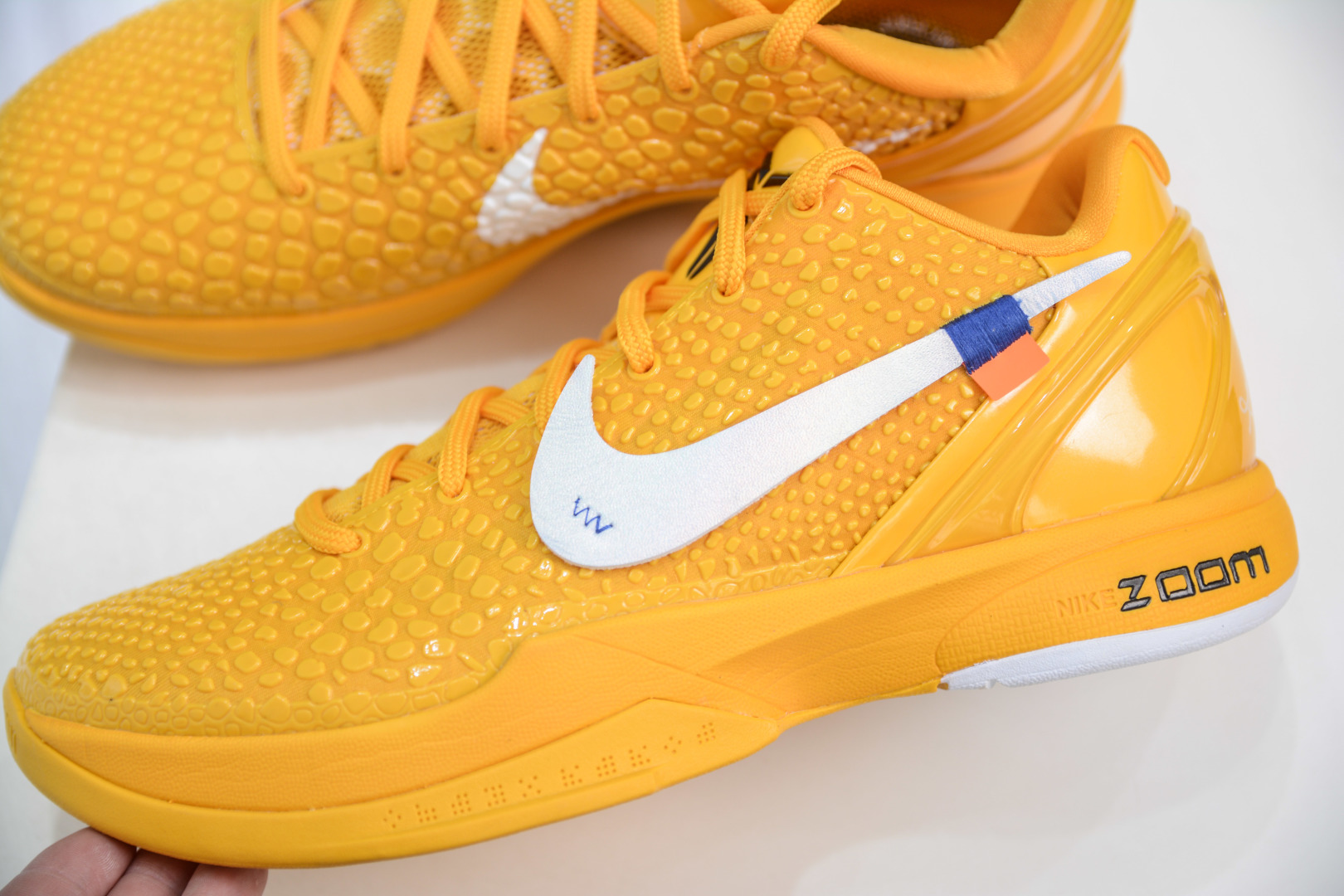 TOP纯原 Off White x NK Zoom Kobe ZK5 科比5代 OW联名黄 客制联名 CW2190-501