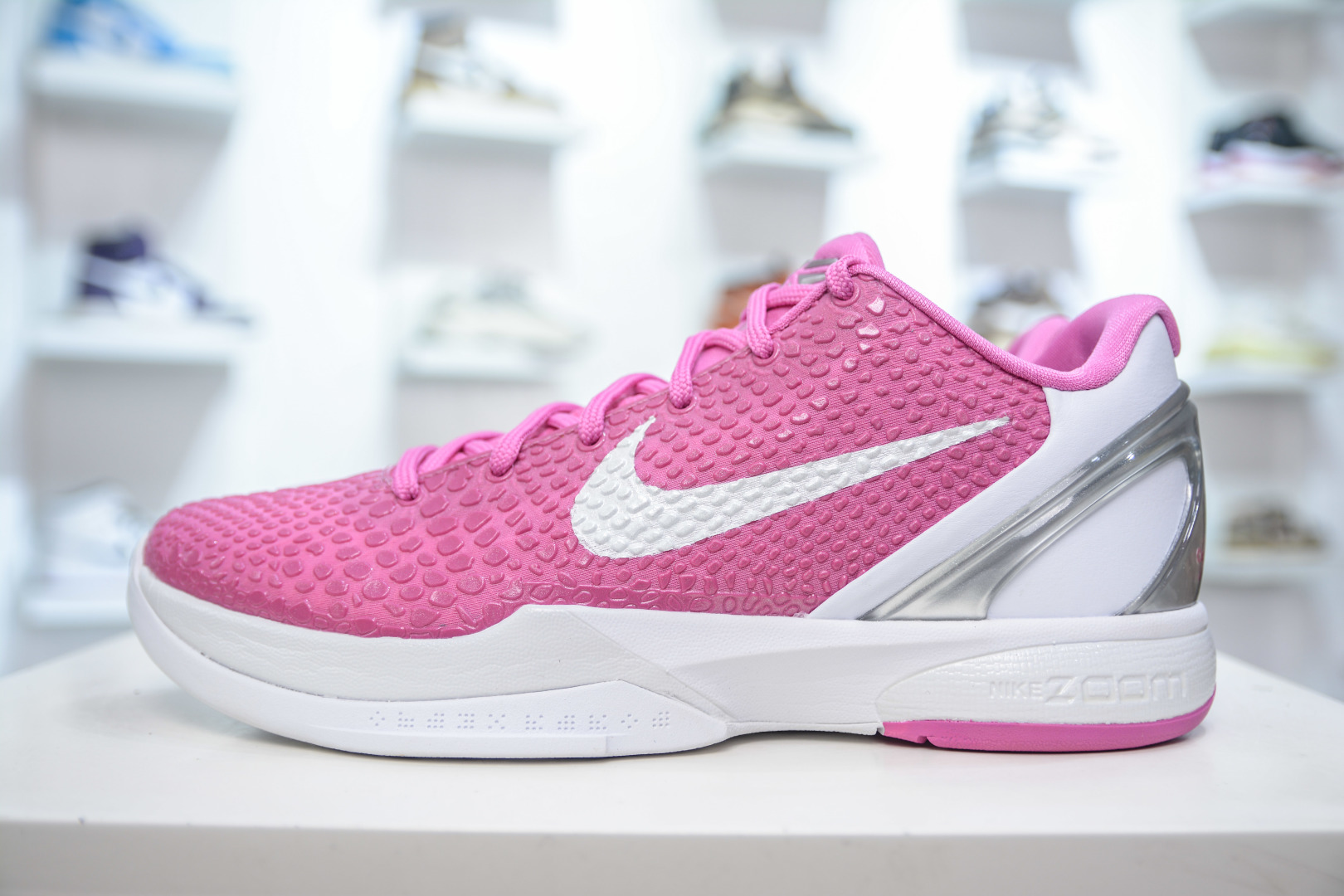 380 TOp纯原 NK ZOOM KOBE 6“乳腺癌”粉白 DJ3596-600