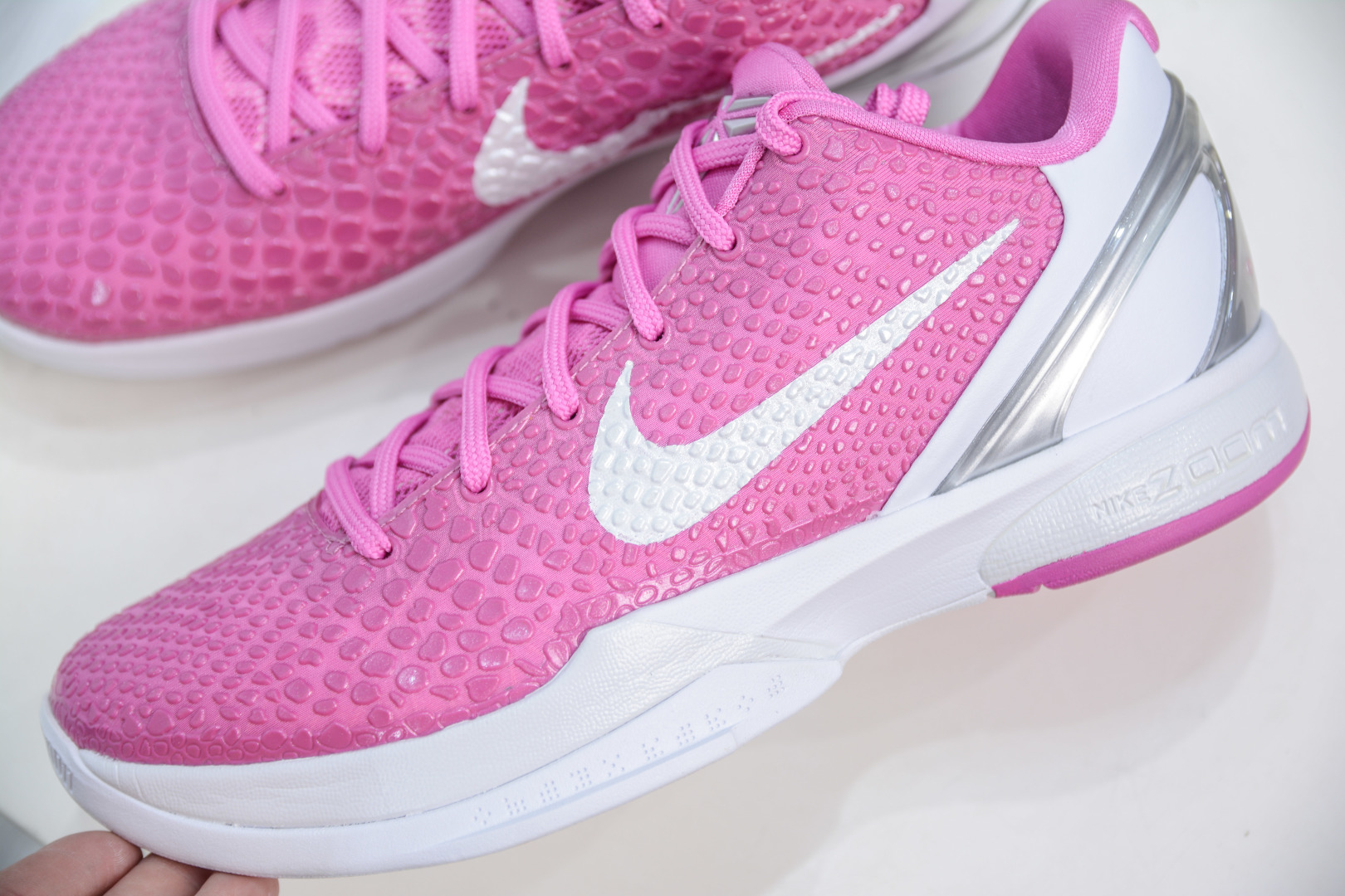 380 TOp纯原 NK ZOOM KOBE 6“乳腺癌”粉白 DJ3596-600