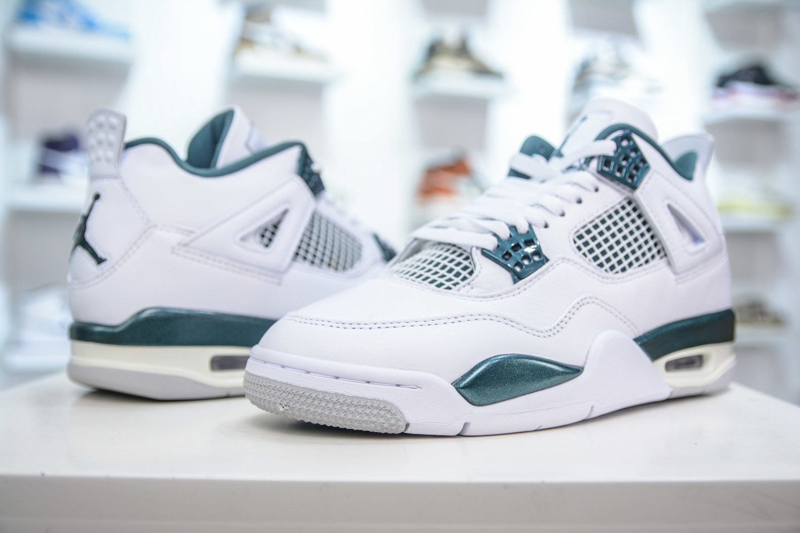 OG纯原 Air Jordan AJ4 Retro 氧化白绿 FQ8138-103