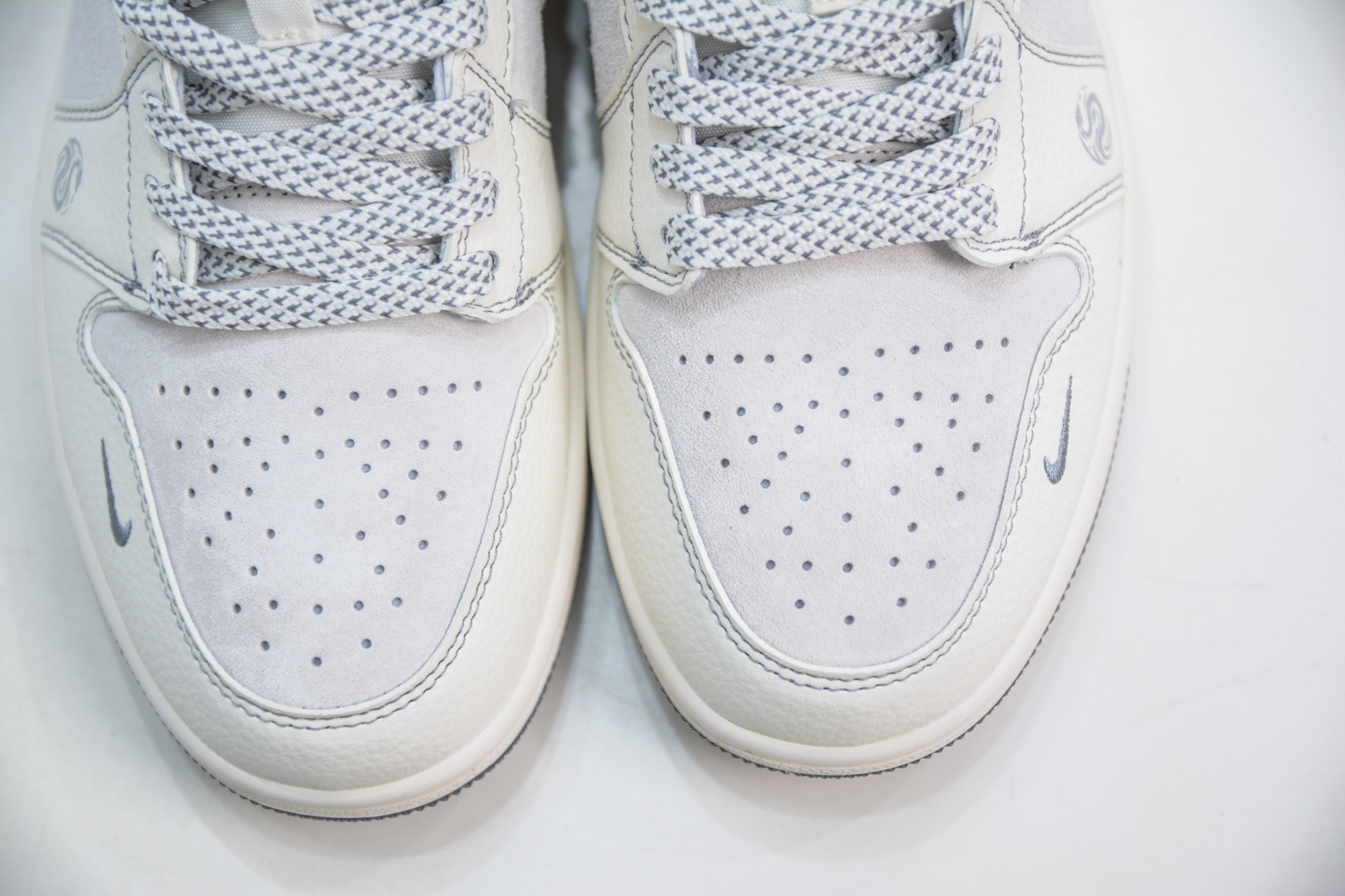 270 Air Jordan 1 Retro Low x The North Face x Stussy 蛇年限定北面斯图西联名-米白灰 YX5066-315