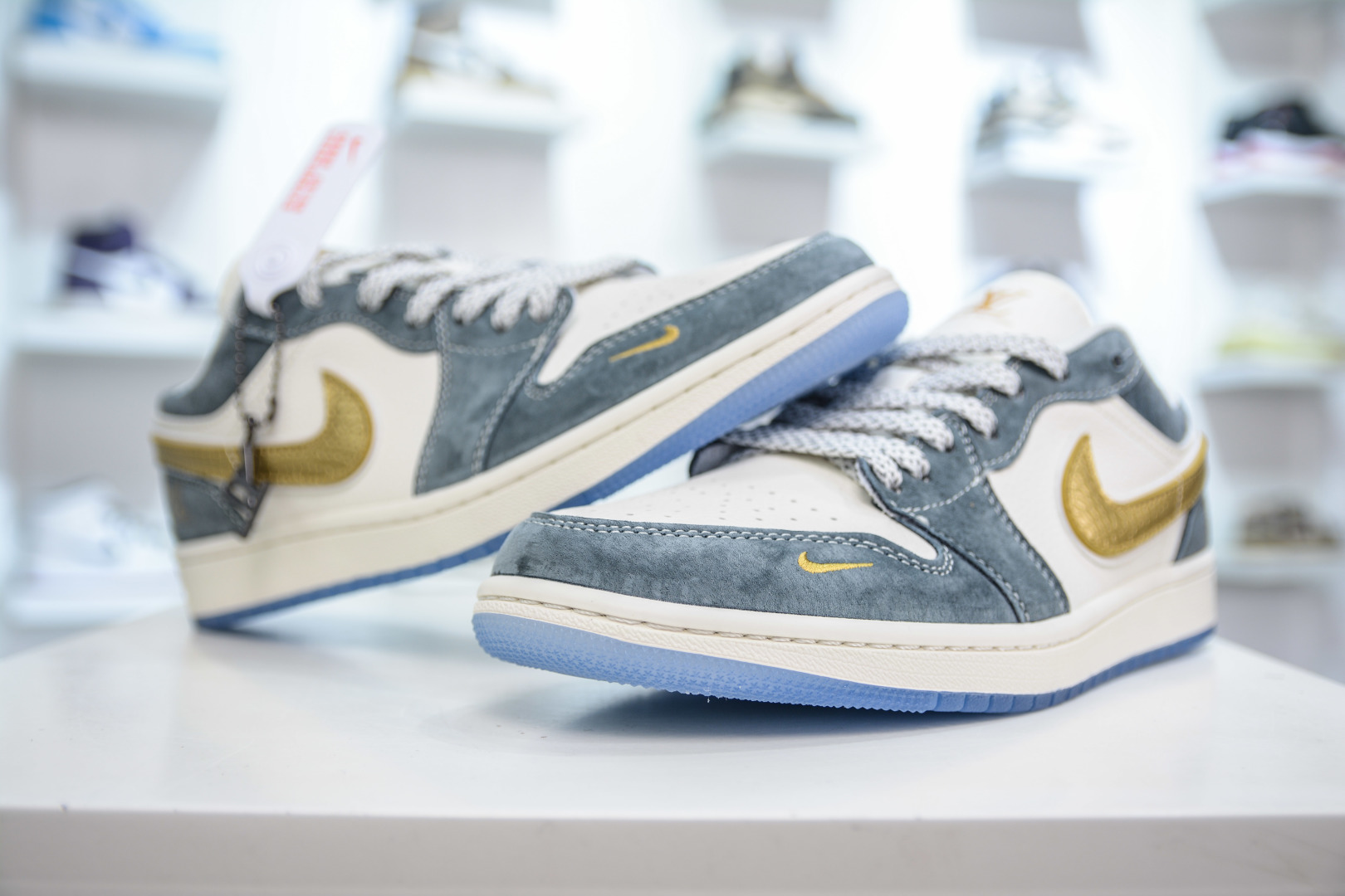 270 Air Jordan AJ1 Low X Louis Vuitton LV联名-白灰金勾蛇鳞 XX3168-167