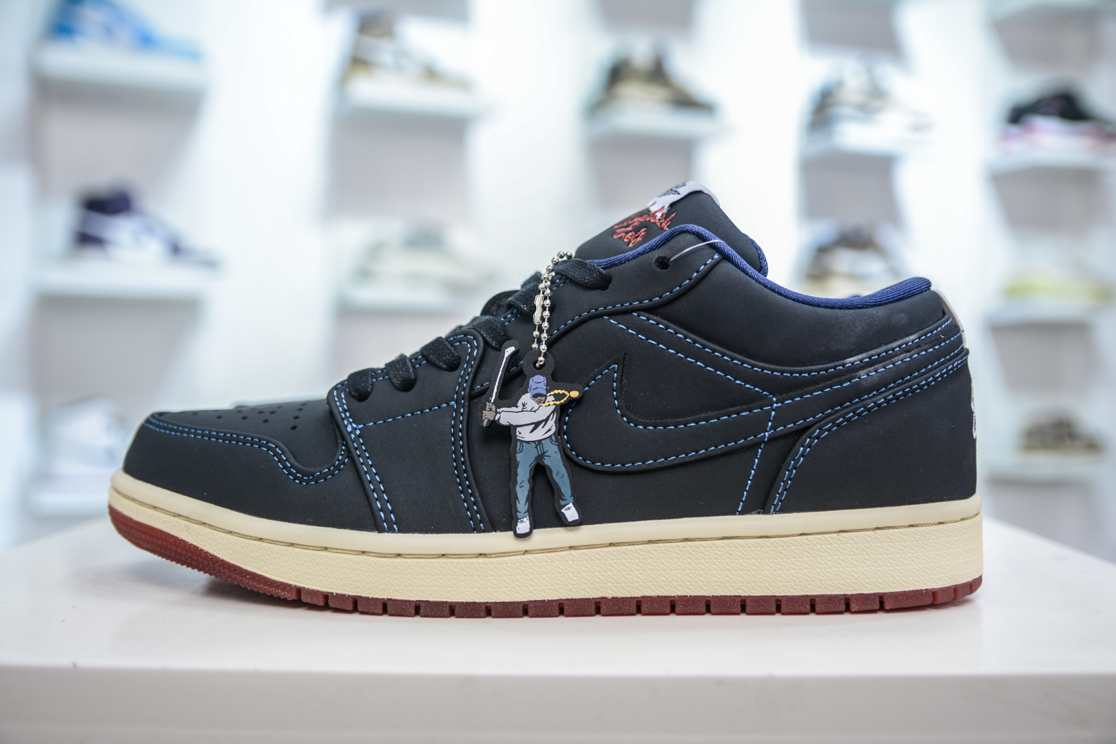 Eastside Golf x Air Jordan 1 Low Collab Deep Blue Golf Shoe, Style DV1759-448